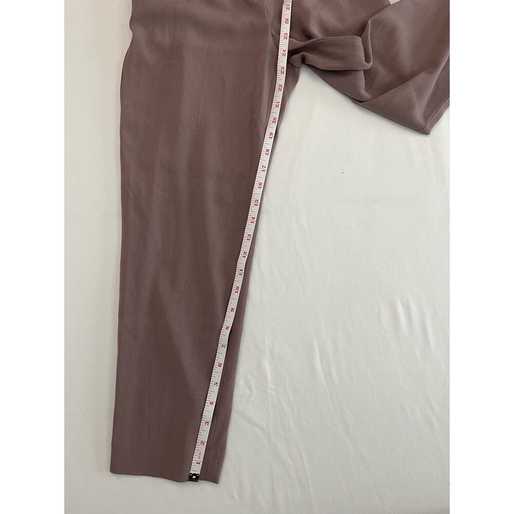 Aritzia Babaton Conan Pant Cropped Slim-Leg Trousers Shadow Mauve Size 2 - Picture 11 of 12